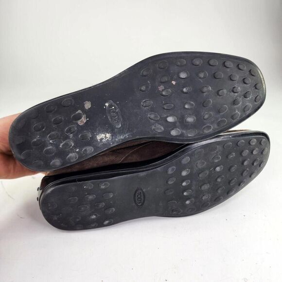 TOD'S Polacchino QUINN Chukka Boots US 9.5 Men's brown suede boot Driving shoes - Picture 6 of 12